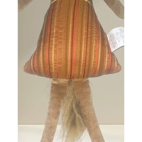 Woof & Poof Fox Plush 18” Fall Dress Rustic Woodland Weighted Collectible 2019 - Picture 4 of 7